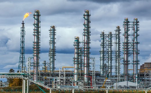 Petrochemical industry_factory skyline