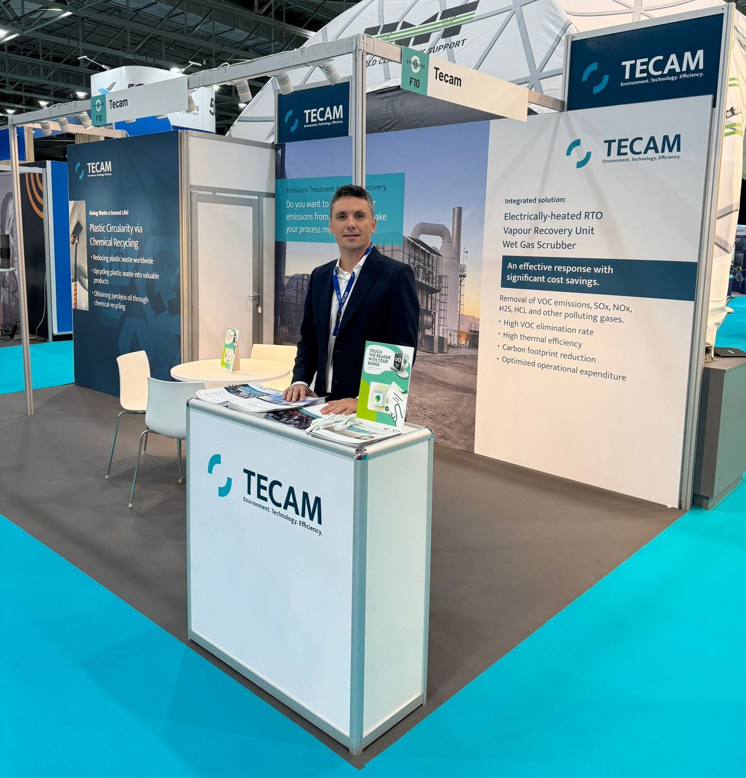 Tecam stand at StocExpo 2024